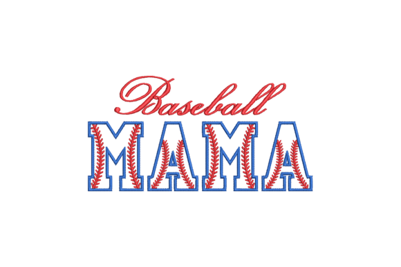 Baseball MAMA Applique