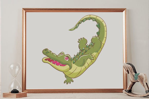 Cute Crocodile Embroidery Design Review