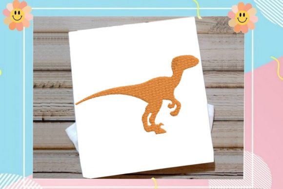 Dinosaur Raptor 2: A Thoughtful Embroidery Choice for Meaningful Gifts