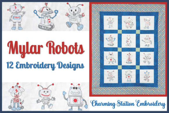 Mylar Robots: Sparkle-Ready for Craft Fairs